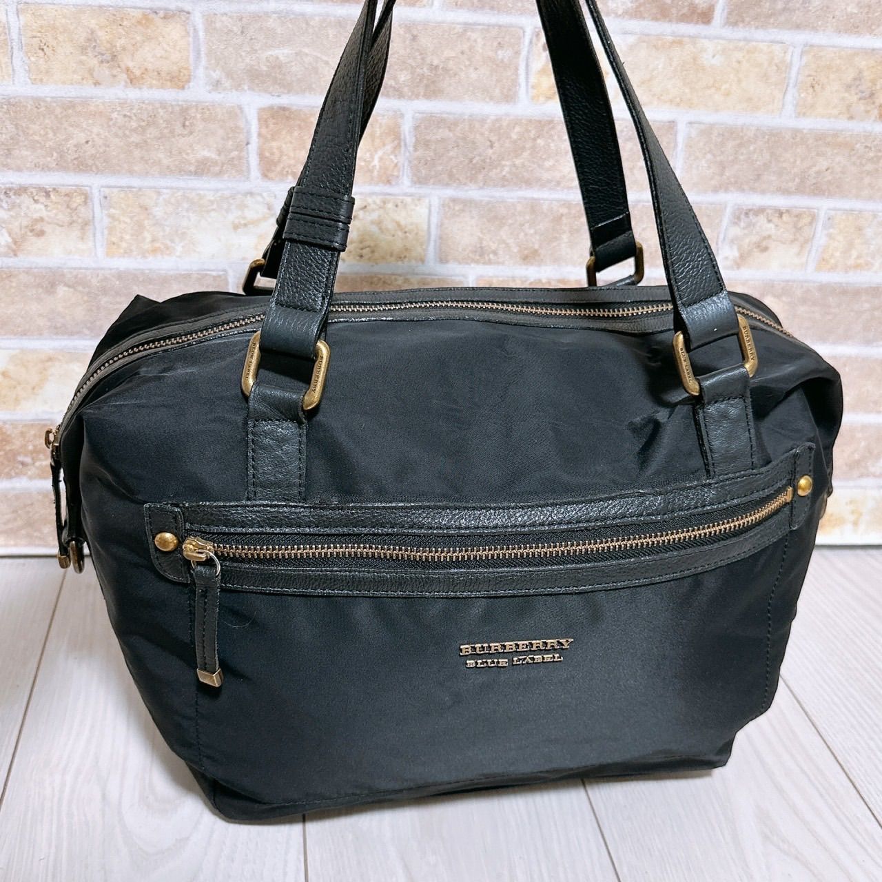 美品》Burberry Blue label(バーバリー)ハンドバッグ - メルカリ