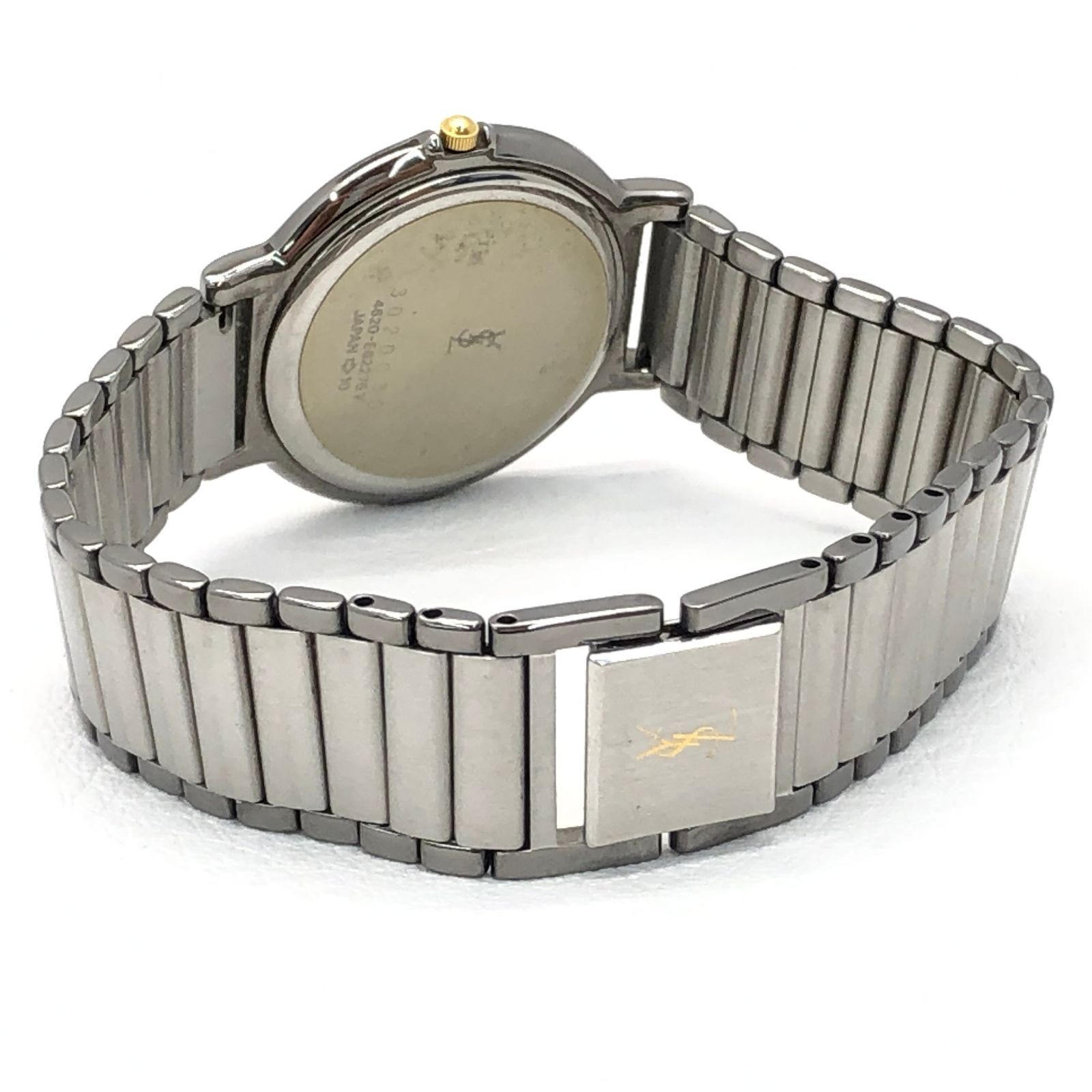 YSL 腕時計 クォーツ シルバー 稼働品 11-863 - メルカリ