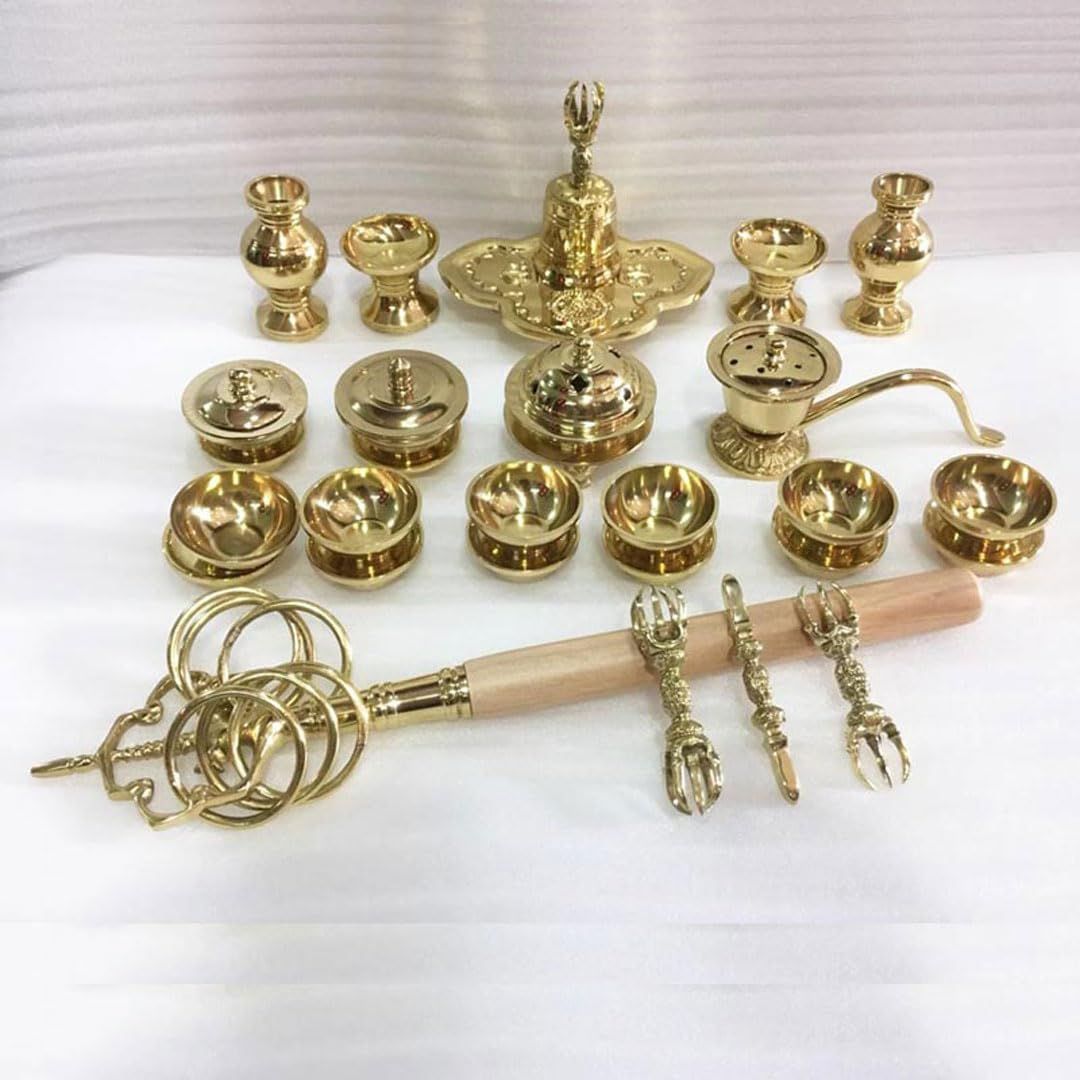 前具 小々型 一面器 ◆密教で使われる仏具 密教法具 寺院仏具 20点セット