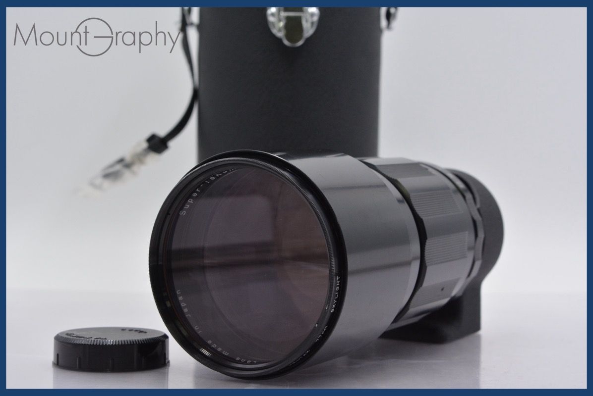 ペンタックス PENTAX Super-Takumar 300mm F4 後期 K大文字 前後キャップ&レンズフィルター付 ★完動★同梱可 #am946