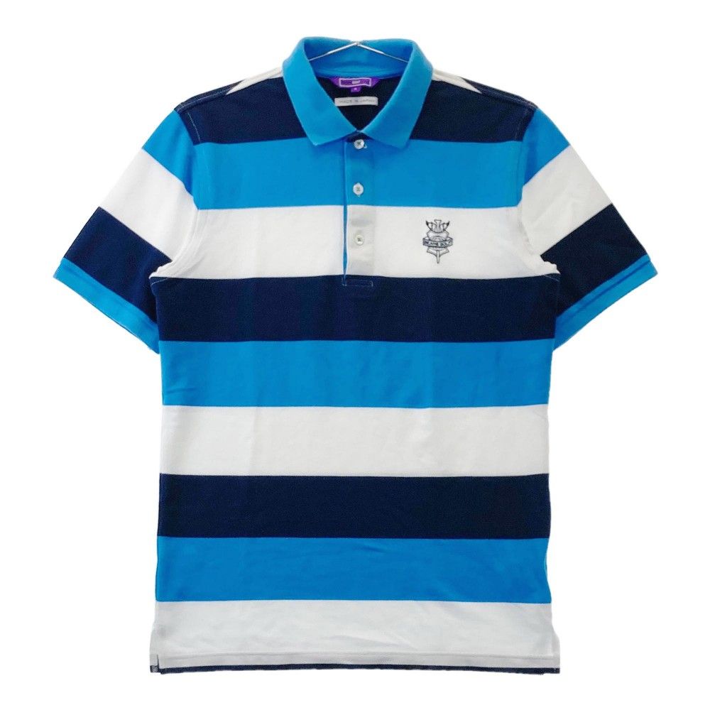 【新品／送料込】ビームスゴルフポロシャツ サイズ：S BEAMS GOLF ビームスゴルフ 半袖ポロシャツ ボーダー柄