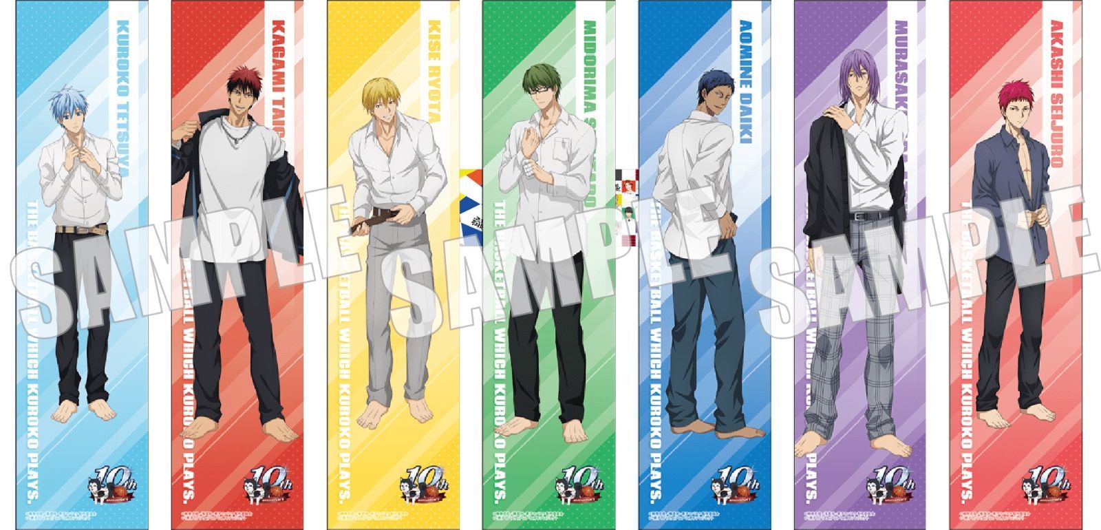 Kuroko's Basketball x Gokurakuyu/RAKU SPA Black Bath Plus Set All 7 Piece Set After the game, everyone takes a bath!