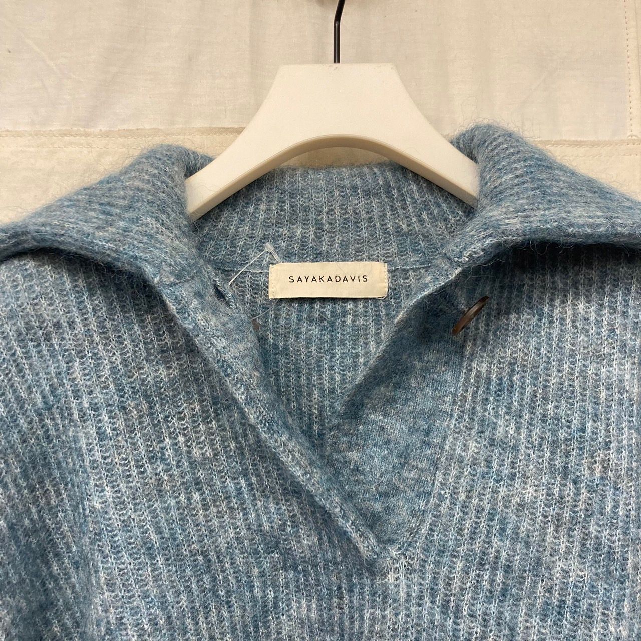 SAYAKA DAVIS ニット 22080410002530 Knit Big Collar Polo - メルカリ 