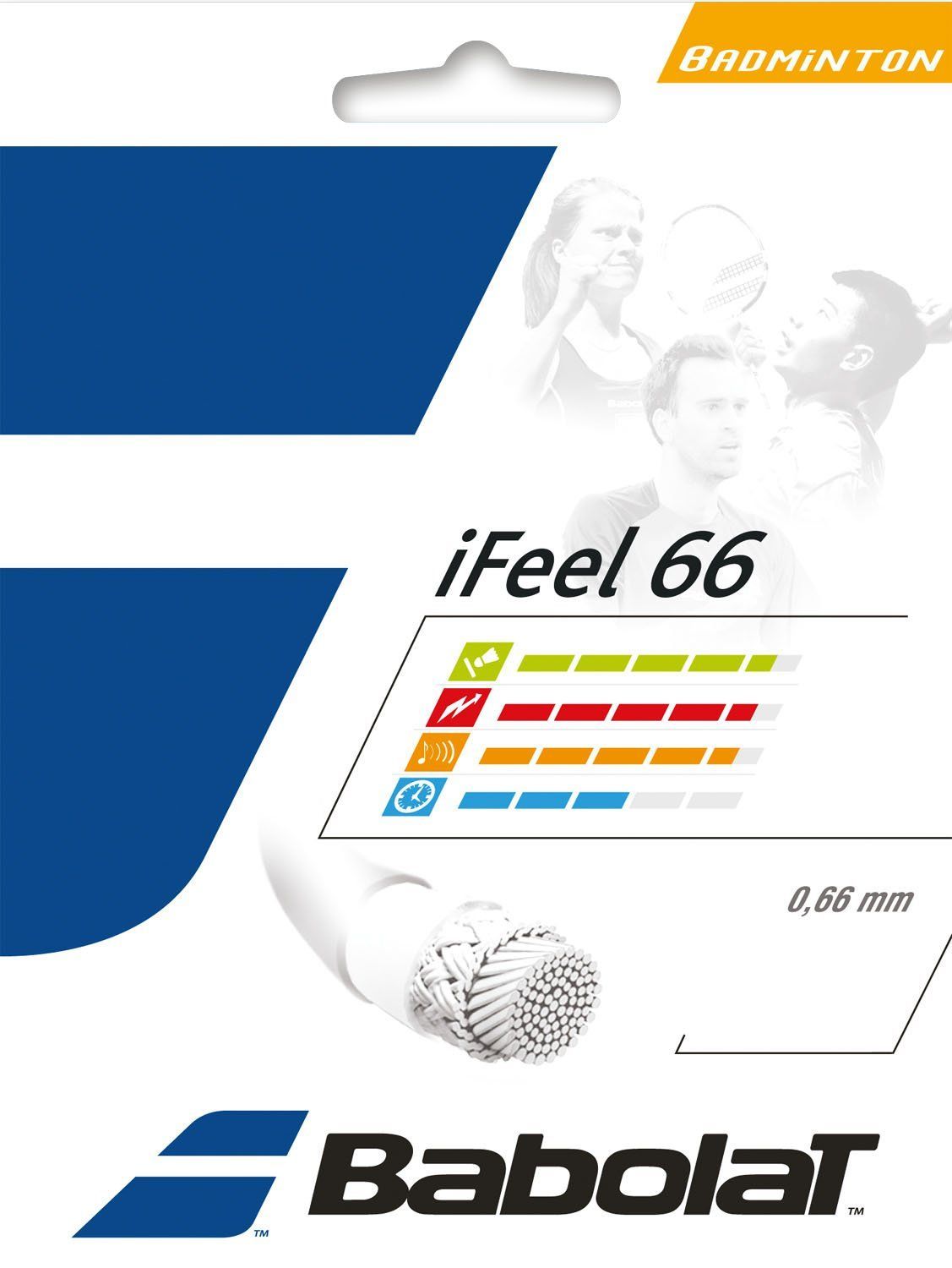 バボラ Babolat バドミントンガット ストリング アイフィール 66 200M IFEEL66 200M 243127