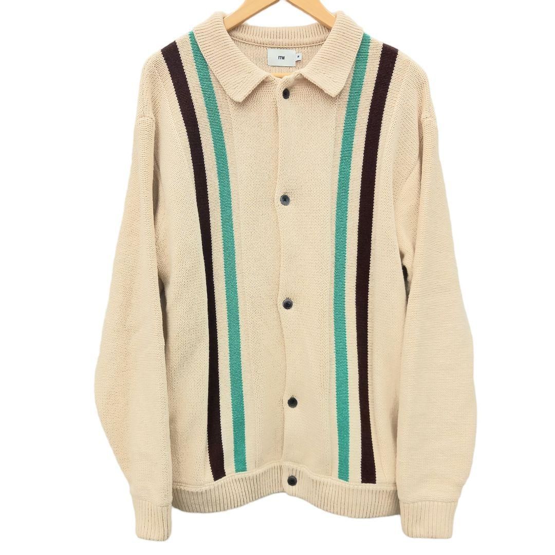 FTW ニットシャツ STRIPED KNIT SHIRT M - ニット/セーター