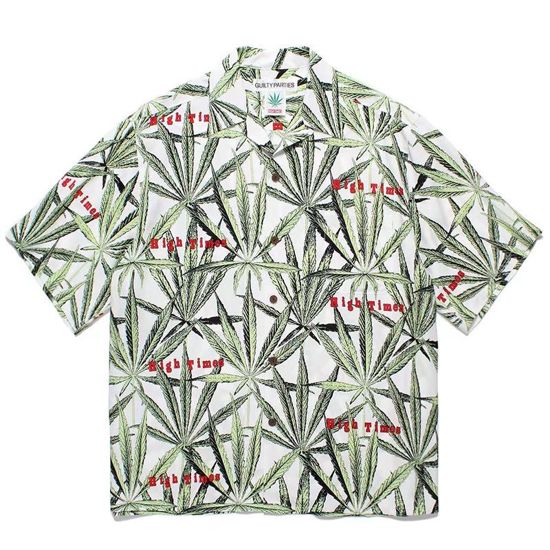 極美品 WACKO MARIA x High Times 24ss 舐達麻/HAWAIIAN SHIRT ハワイアンシャツ 半袖シャツ {9} -  メルカリ