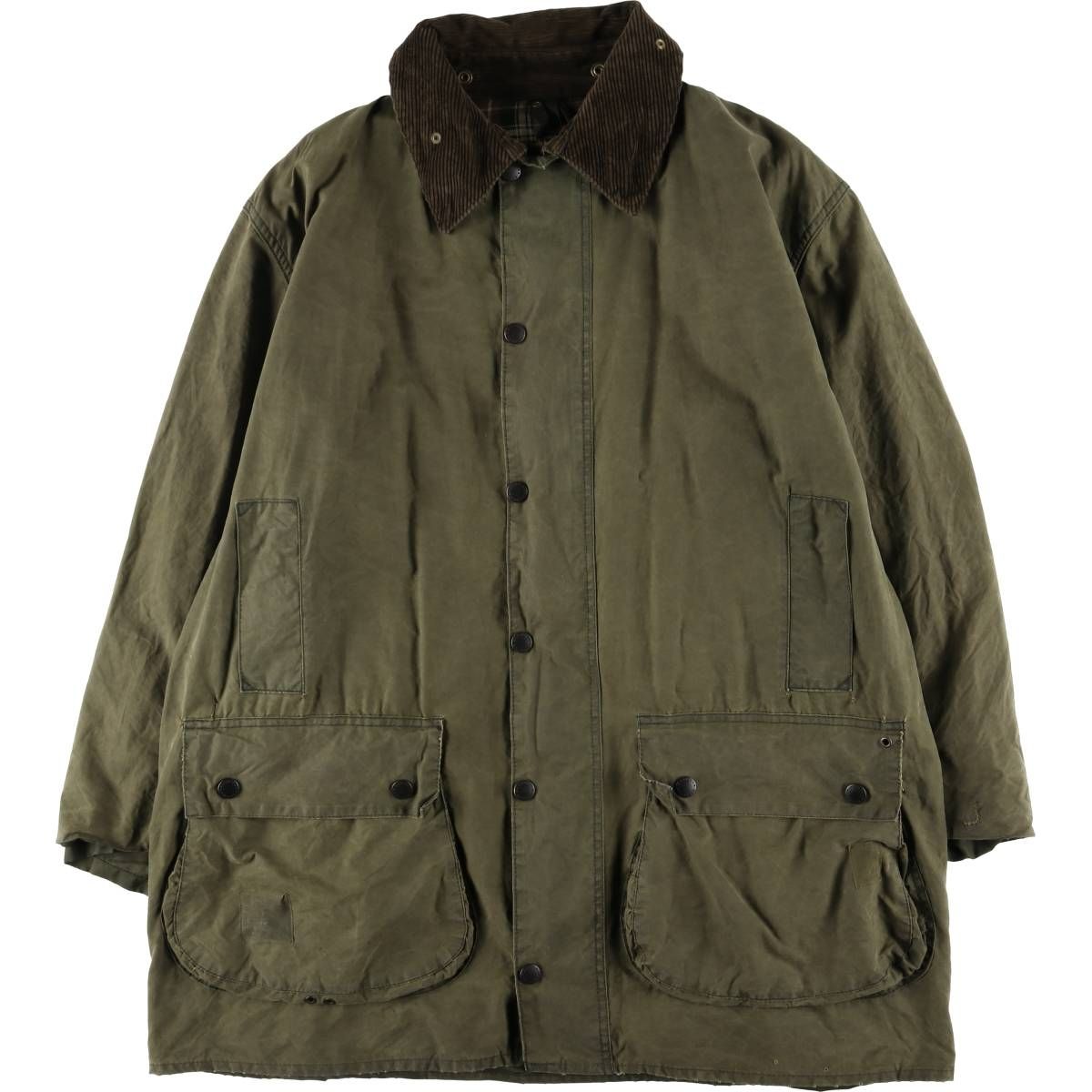 3ワラント（1987〜90s）｜Barbour ボーダー　c38 古着 90年代 バブアー Barbour BORDER ボーダー 旧3ワラント