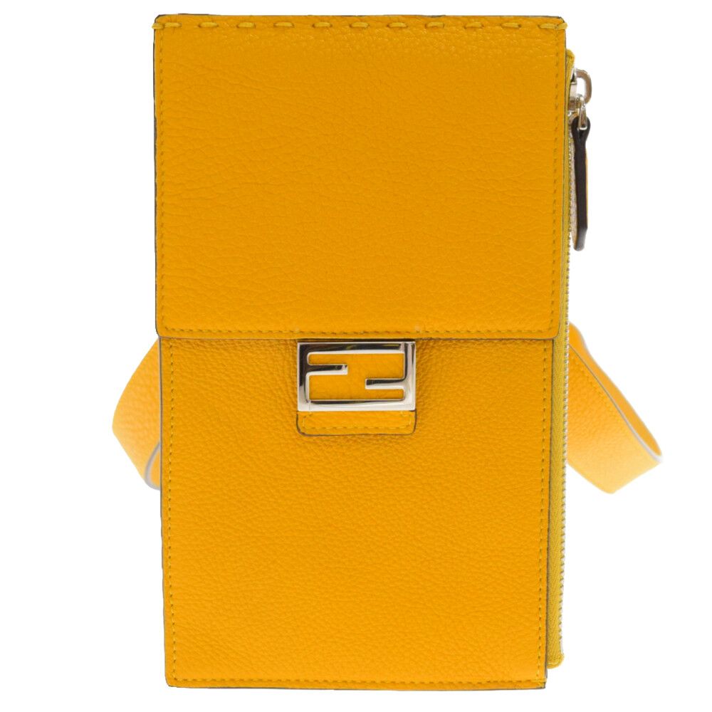 FENDI (フェンディ) レザーポシェットショルダーバッグ 7AS034 