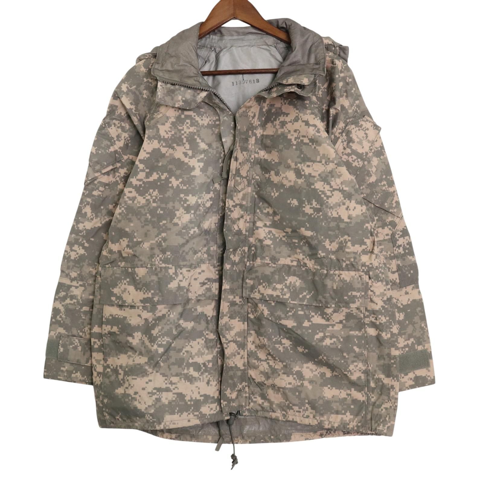 00年代 米軍実物 U.S.ARMY ECWCS GEN2 GORE-TEX パーカージャケット ミリタリー UCPカモ グレー (メンズ MEDIUM REGULAR) 中古 古着 A2946