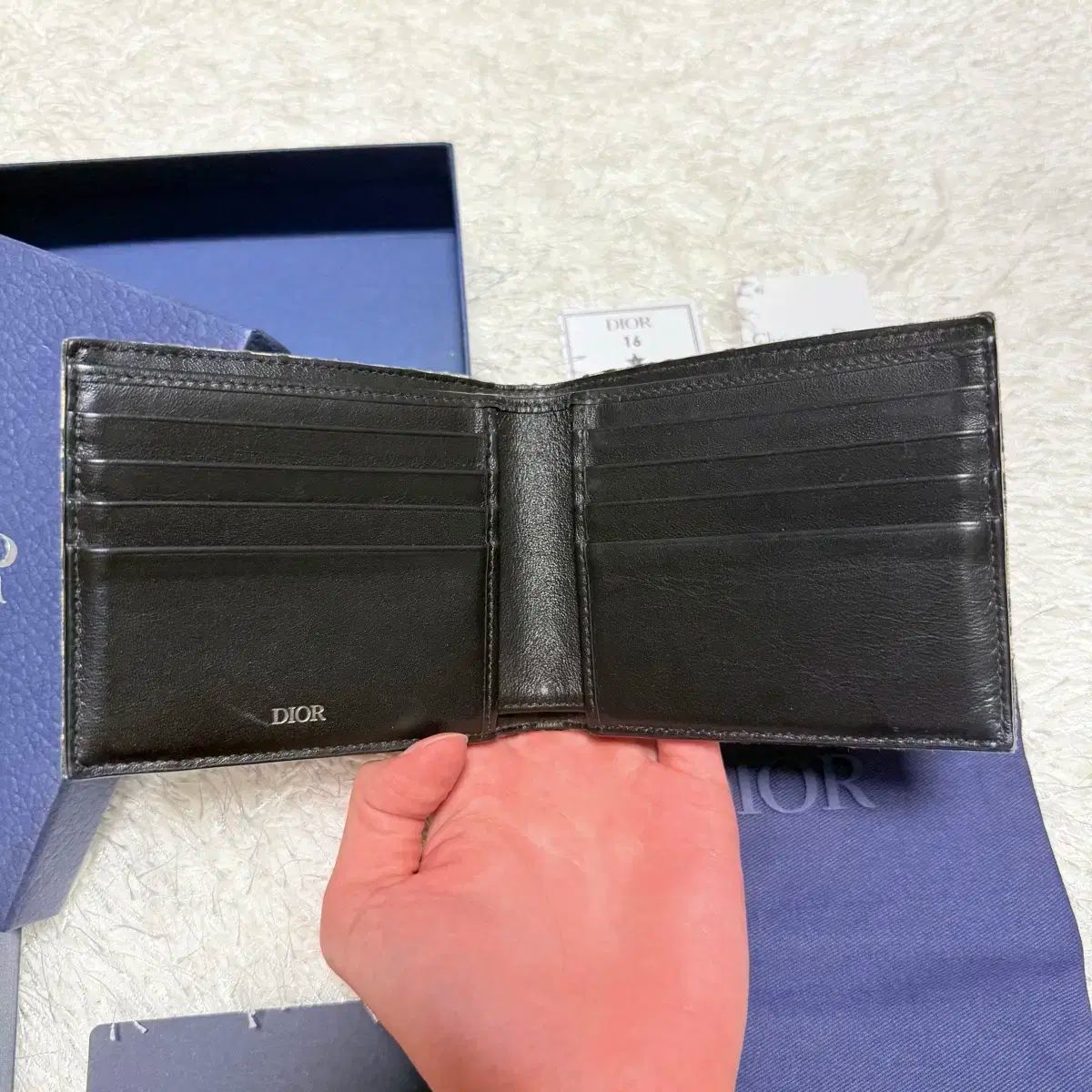 ギフトにも！DIOR（ディオール）オブリークジャカード 長財布 ジャカード Dior DIOR OBLIQUE(ディオール ディオールオブリーク