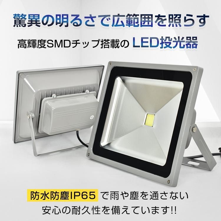 祝開店！大放出セール開催中 投光器 LED 投光灯 高輝度 2個セット