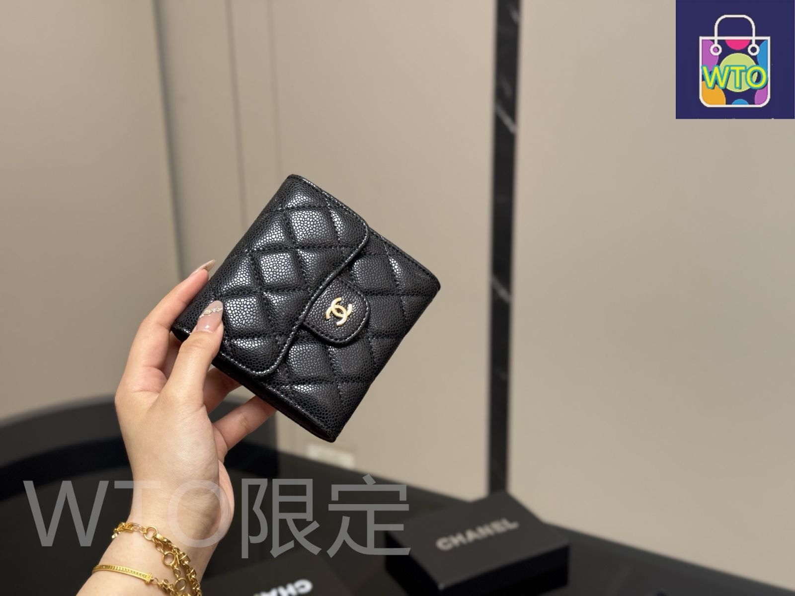 今日特価】Chanel Short Wallet シャネル ショートウォレット