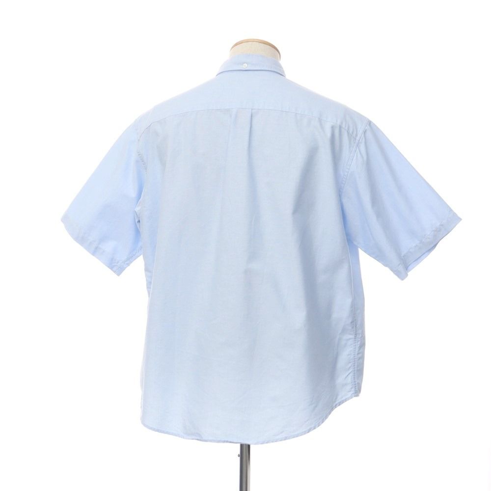 【中古】シュプリーム Supreme 2023年春夏 Loose Fit S/S Oxford Shirt ルーズフィット オックスフォード  半袖シャツ ライトブルー【サイズS】【メンズ】