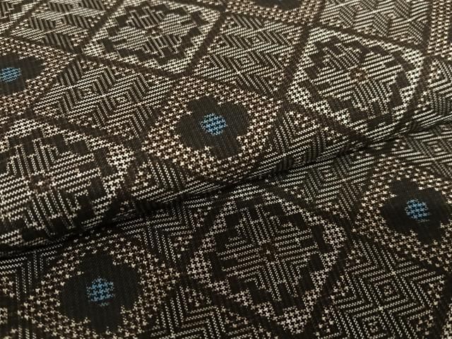 平和屋着物○本場大島紬 龍郷絣 花菱文 正絹 逸品 AAAU8004zg - メルカリ 