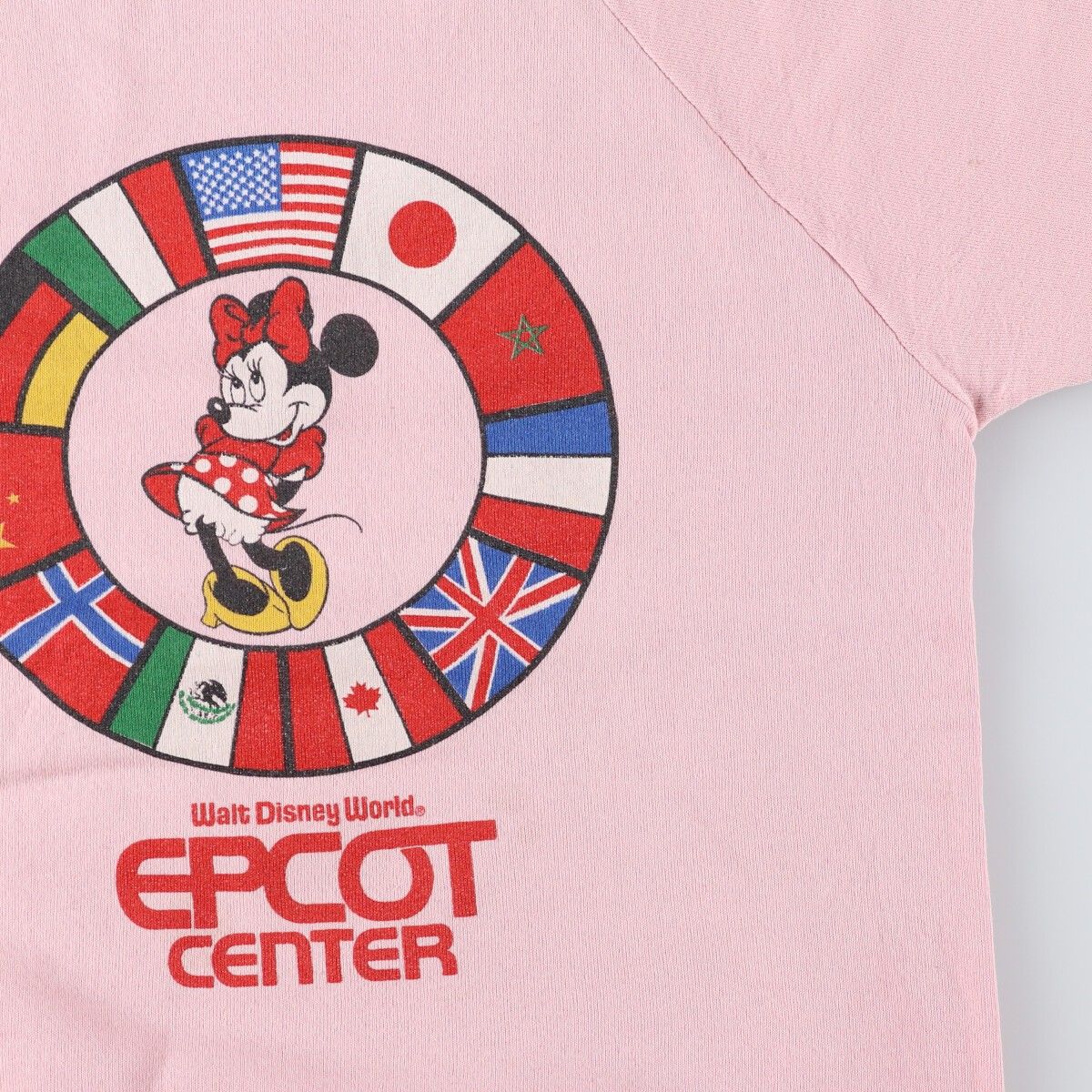 古着 80年代 DISNEY MINNIE MOUSE ミニーマウス キャラクタースウェットシャツ トレーナー USA製 レディースXL相当 ヴィンテージ /eaa494274 古着 80年代 DISNEY MINNIE MOUSE ミニーマウス キャラクター