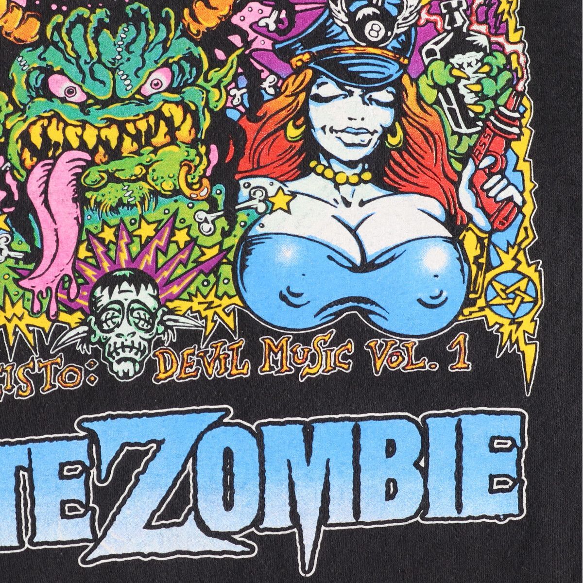 古着 90年代 GEM WHITE ZOMBIE ホワイトゾンビ WORLD TOUR 1993 両面 