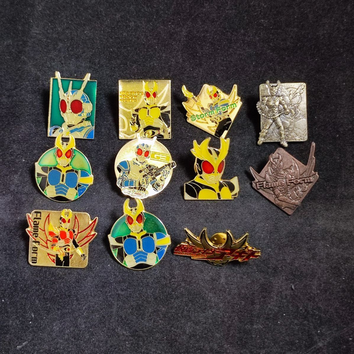 2232 仮面ライダー ピンバッジ 11点セット 【中古】 - メルカリ
