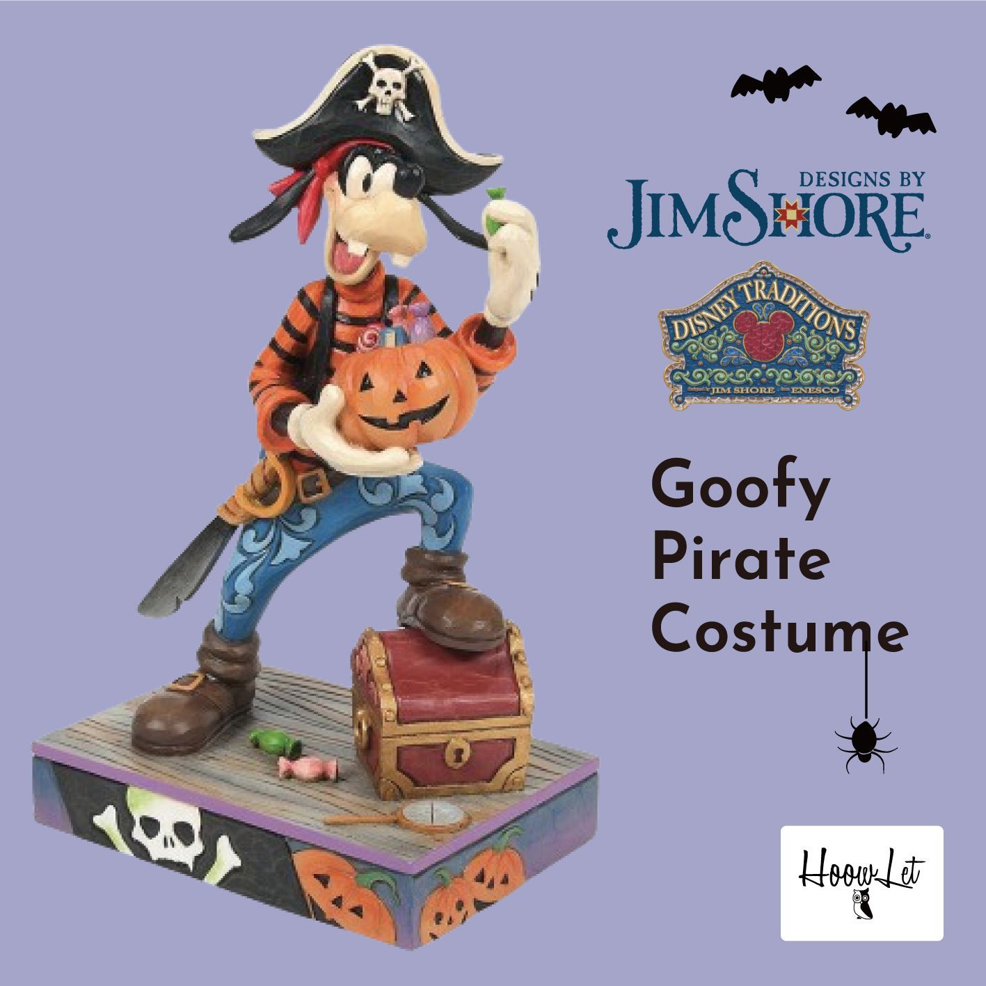 ディズニー グーフィー パイレーツ コスチューム ハロウィン 飾り フィギュア Goofy  Pirate  Costume ジムショア キャラクターグッズ ディズニートラディション JIM SHORE 正規輸入品 置物 インテリ