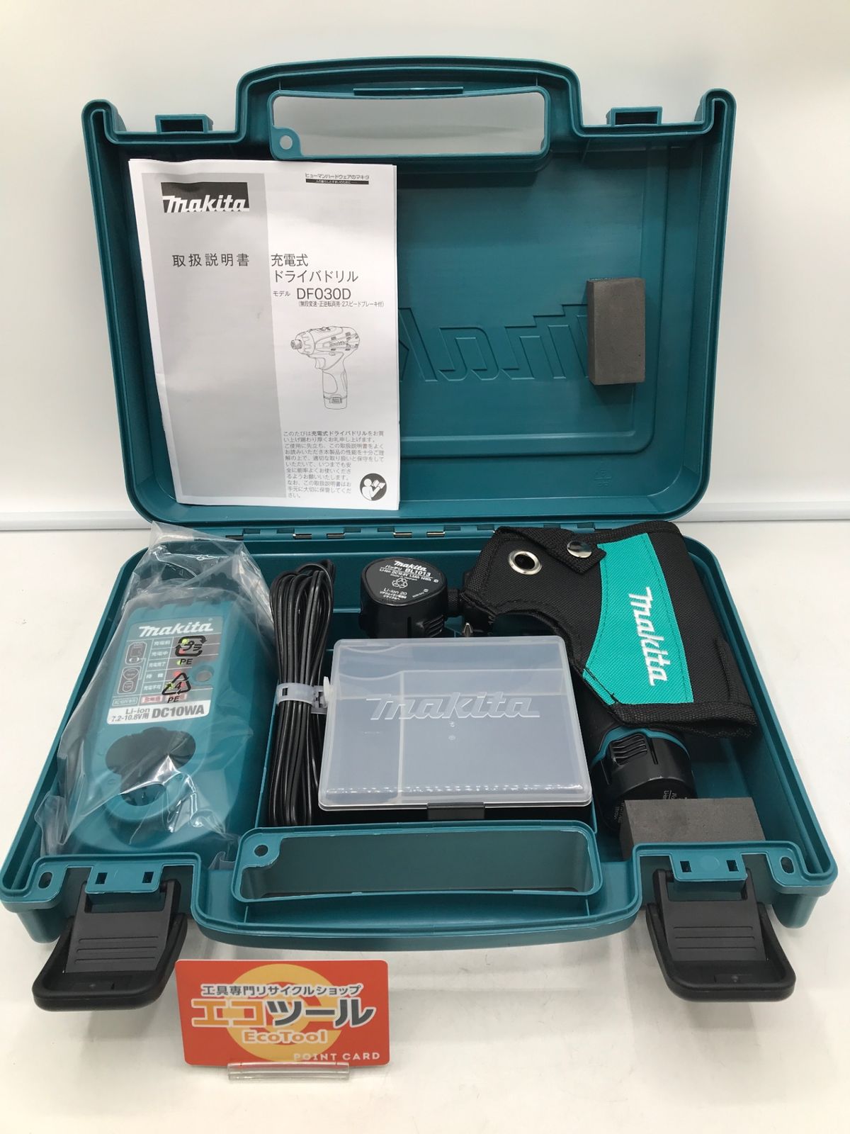 【未使用】Makita/マキタ 10.8V充電式ドライバドリル DF030DWX [ITCDLJFGX9MS] [エコツール岡崎岩津店][M01]