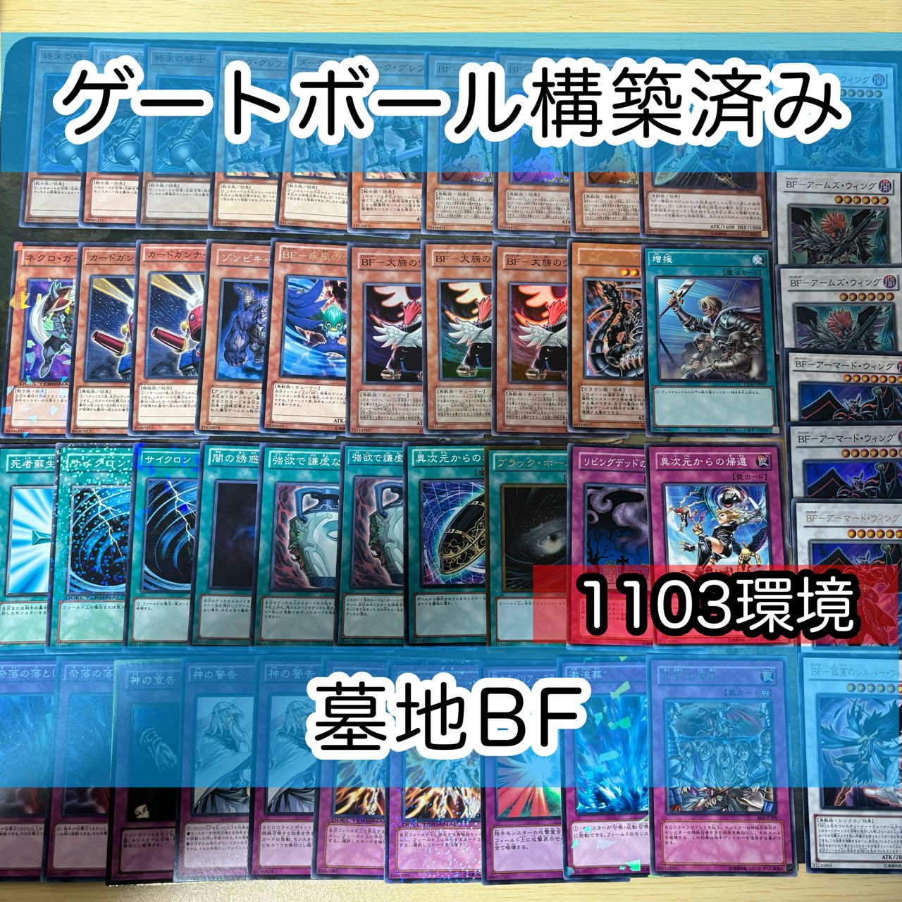 墓地BF 1103環境 構築済みデッキ 47枚 ゲートボール 遊戯王 nvq17 8