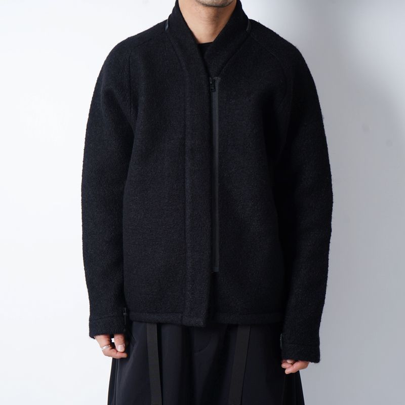 ACRONYM アクロニウム J72-AK CASHLLAMA MODULAR LINER JACKET モジュラー ライナー ジャケット  カーディガン ジップ ブラック ウール 毛