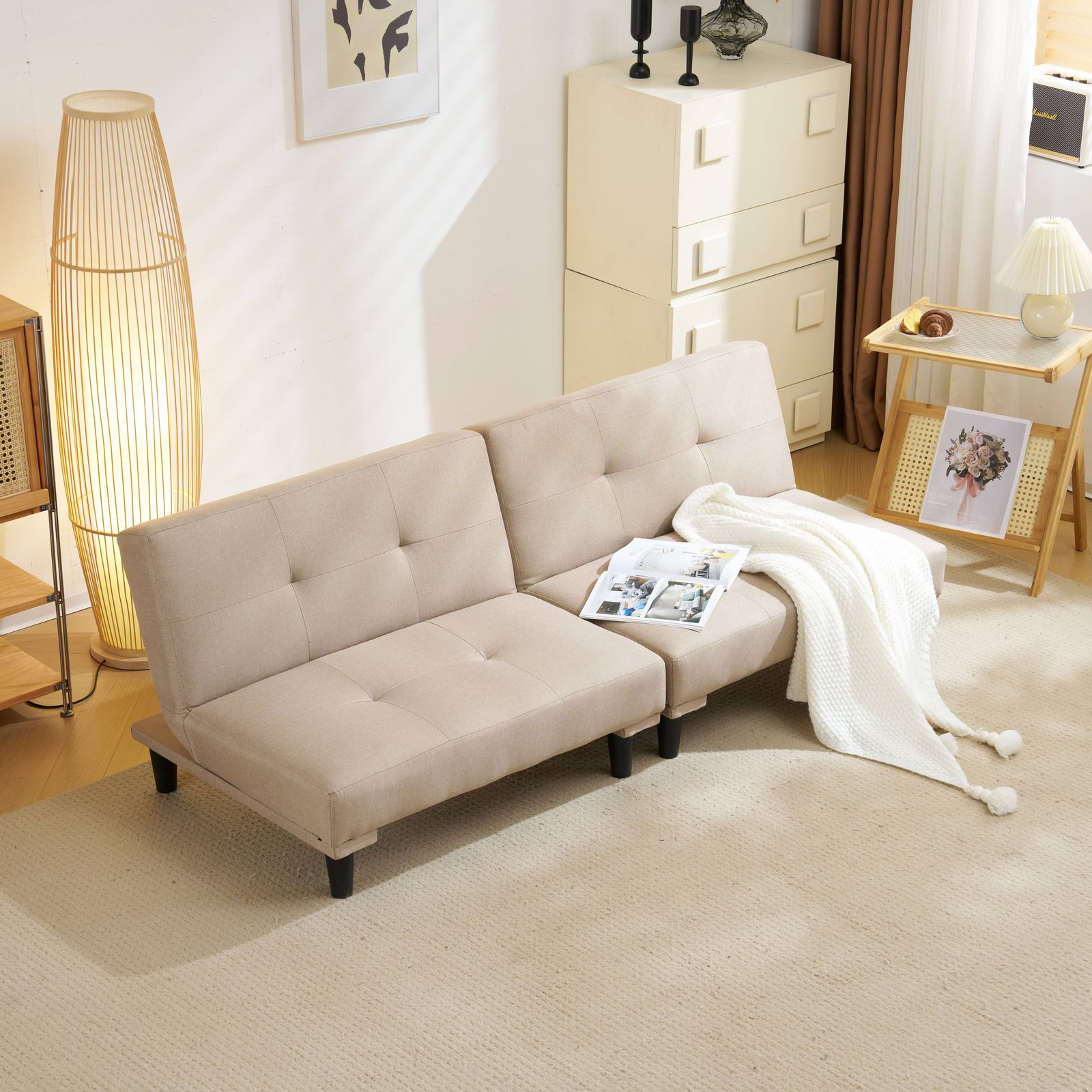 大人気！【高さ110cm】ロフトベッド パイプベッド シングル耐震　WHITE 人気再入荷！【高さ110cm】ロフトベッド 耐震 ベッド 一人暮らし WHITE