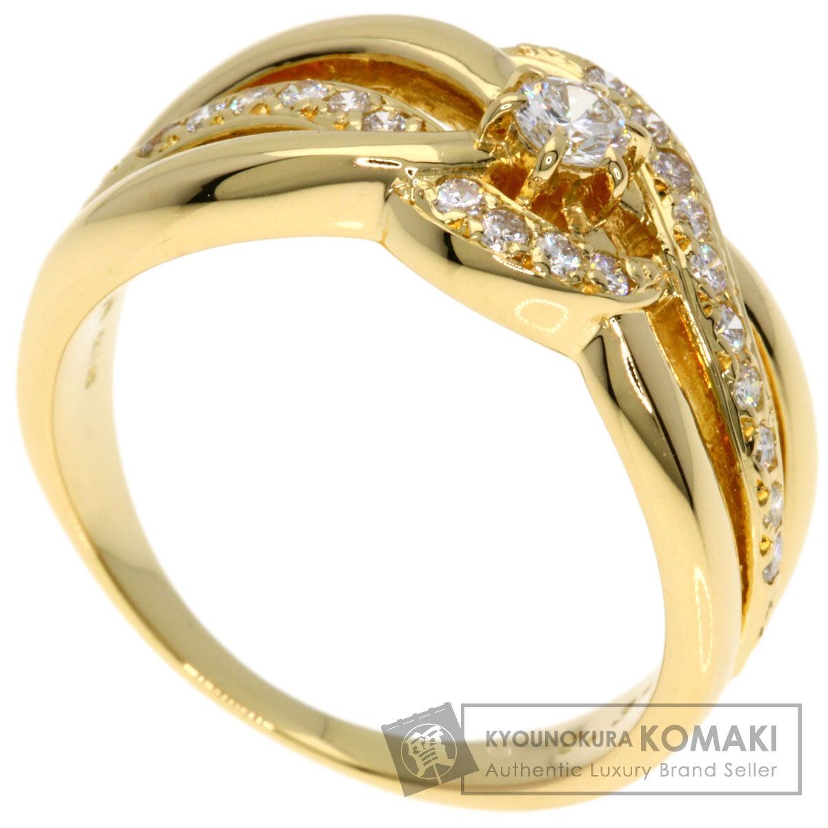 TASAKI タサキ ダイヤモンド リング 指輪 K18YG レディース