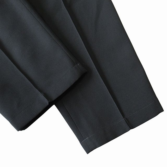 【未使用級】JIL SANDER　ウールギャバ パンツ　テーパード　ブラック　黒 極美品 25AW ジルサンダー JIL SANDER ウールギャバジン