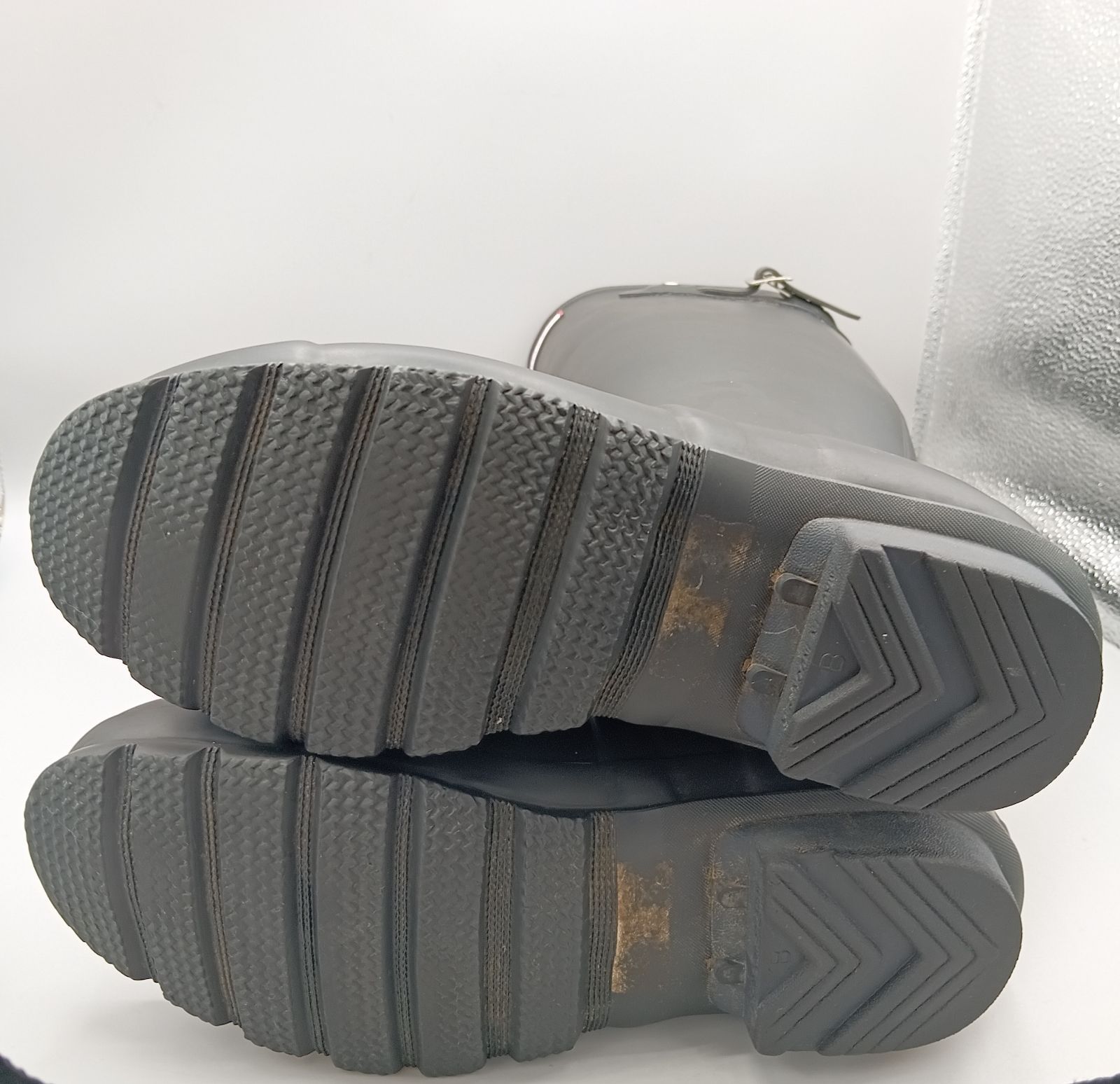 【品質良い 大好評中 】HUNTER ハンター レインブーツ 長靴 ロング UK4 23.0㎝ ブラック 上履き