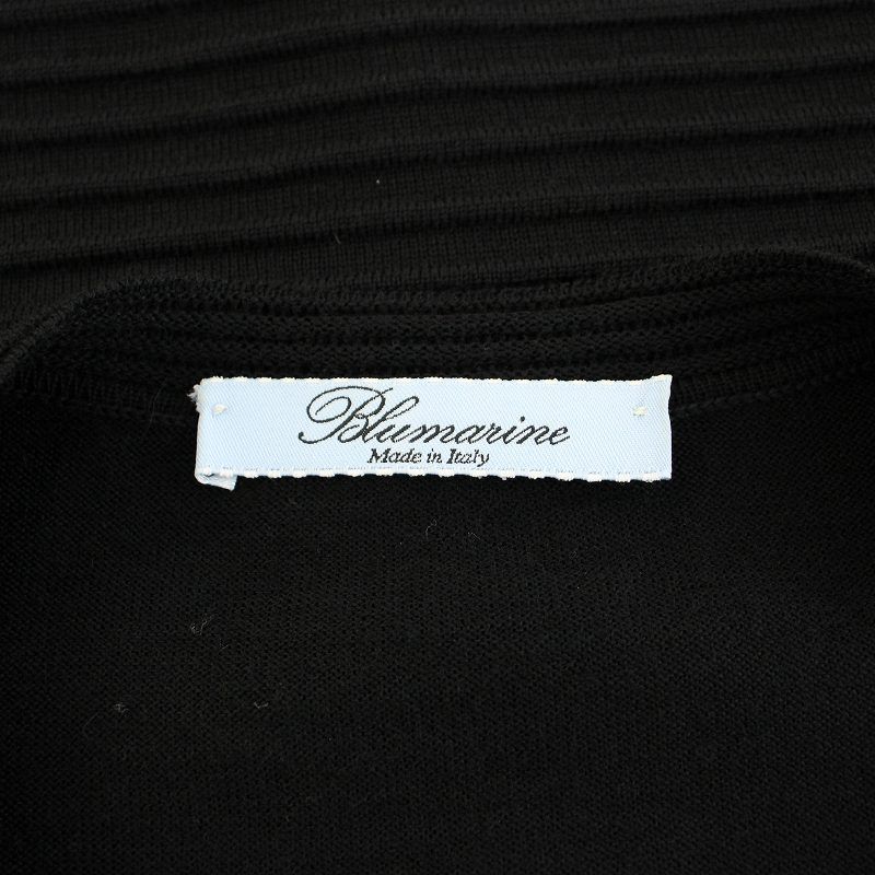 ブルマリン Blumarine ニットカーディガン クルーネック 長袖