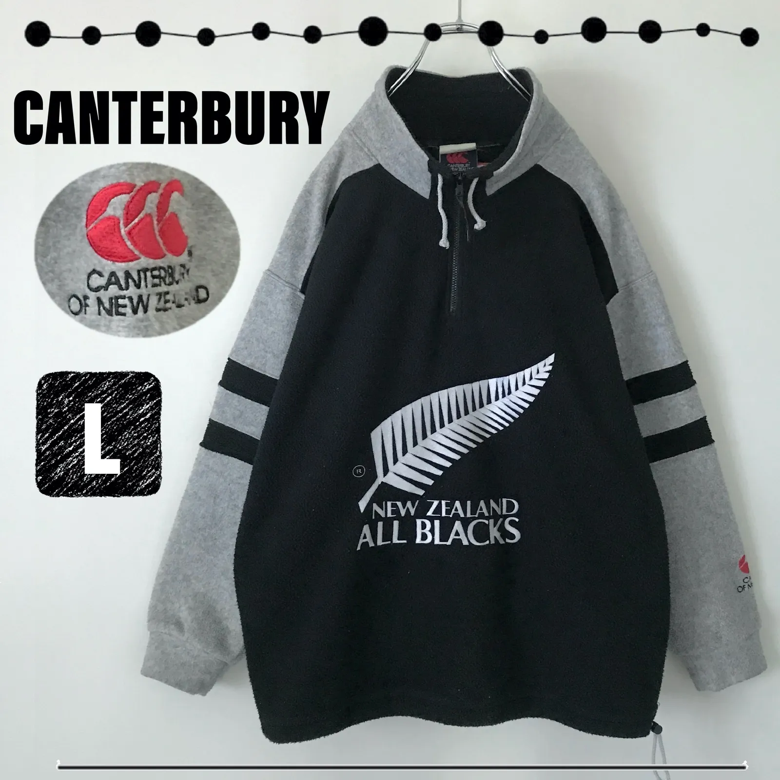 NEW ZEALAND ALL BLACKS☆CANTERBURY☆オールブラックス☆カンタベリー