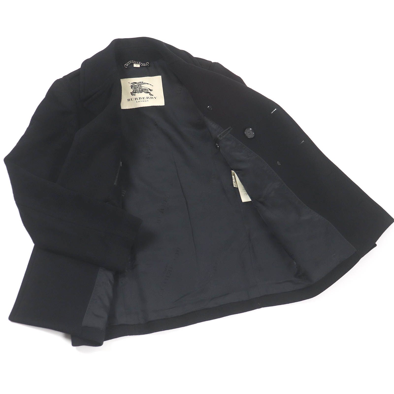 良品□BURBERRY LONDON バーバリーロンドン ウール カシミヤ