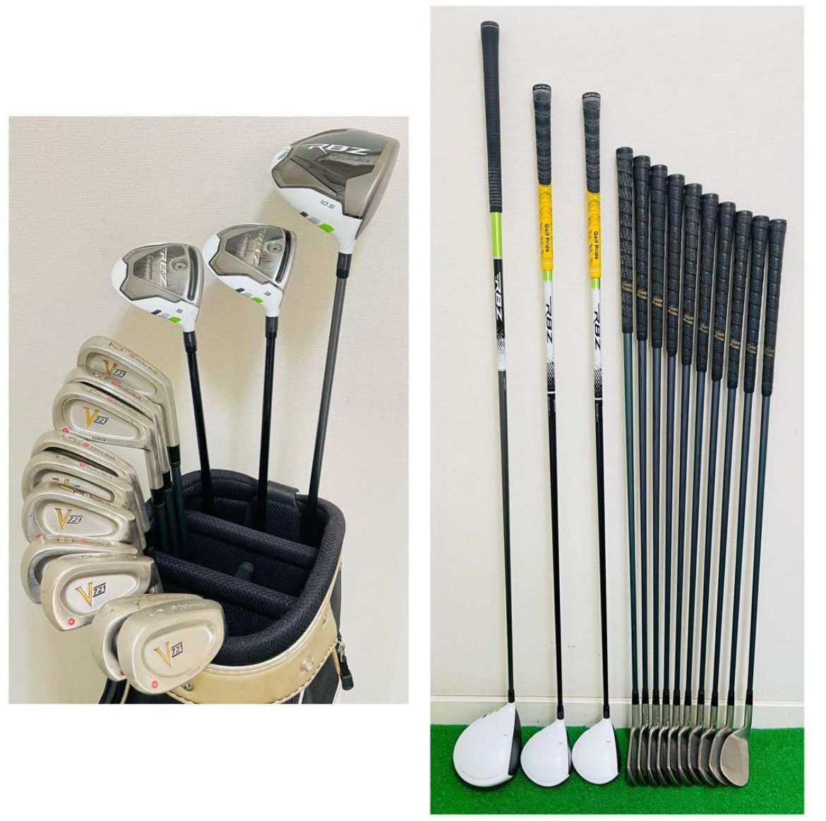 8418 全てTaylorMade メンズ 右利き ゴルフクラブフルセット テーラーメイド ドライバー ウッド アイアン フレックスR