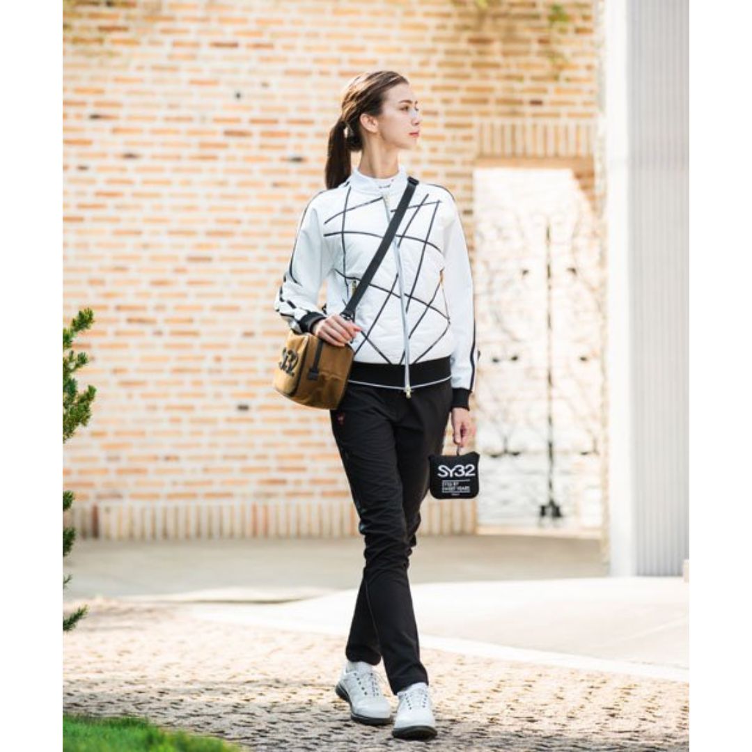 SY32 by SWEET YEARS ゴルフウェア ブルゾン ジップアップ 防風