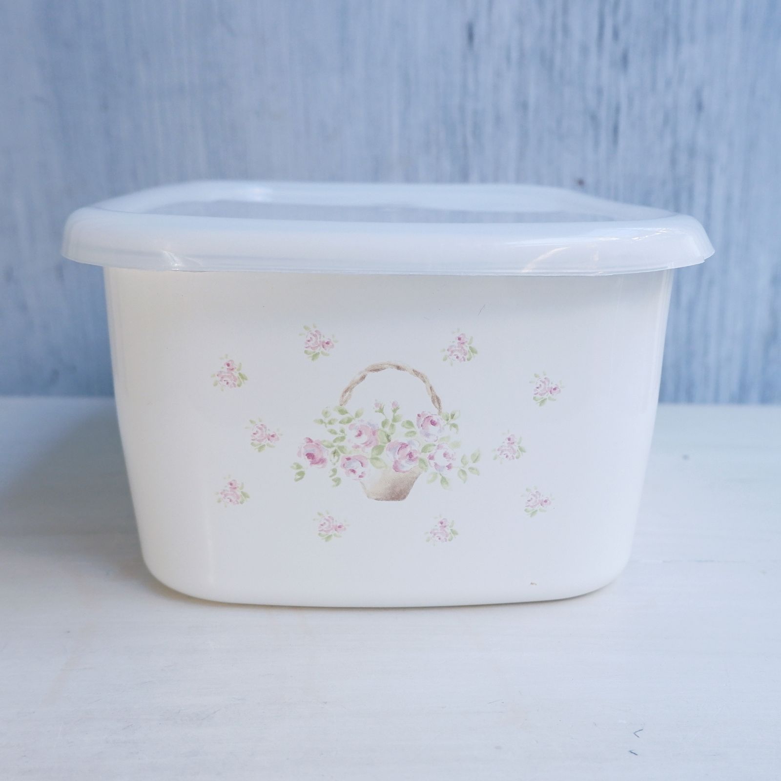 289 ｲﾏﾝ imane ﾛｰｽﾞﾊﾞｽｹｯﾄ ﾍﾞｼﾞﾀﾌﾞﾙ ｽﾄｯｶｰ 野菜ストッカー