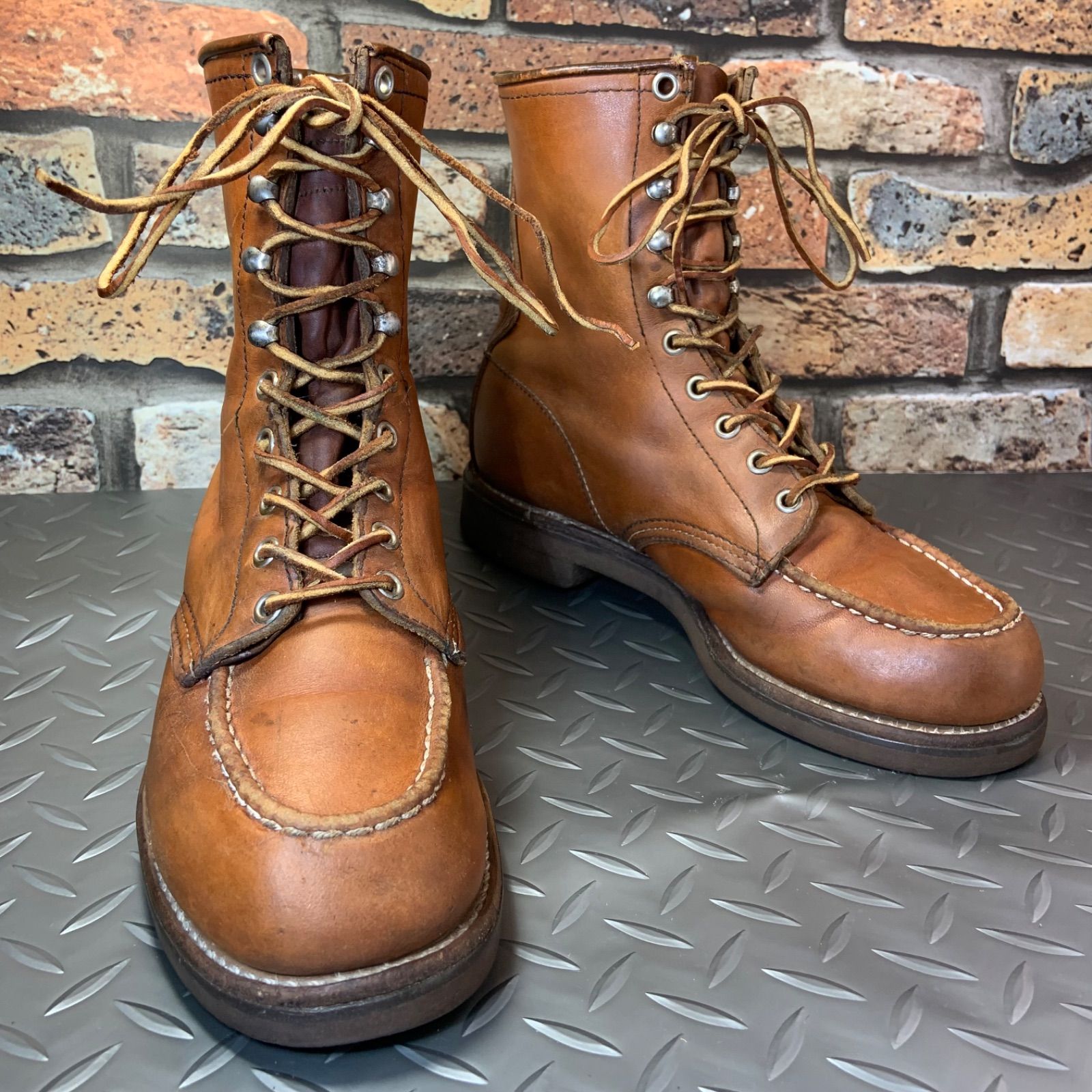 ☆REDWING 214 VINTAGE 1986年製 US6.5D 24.5㎝ (24F21) レッド 