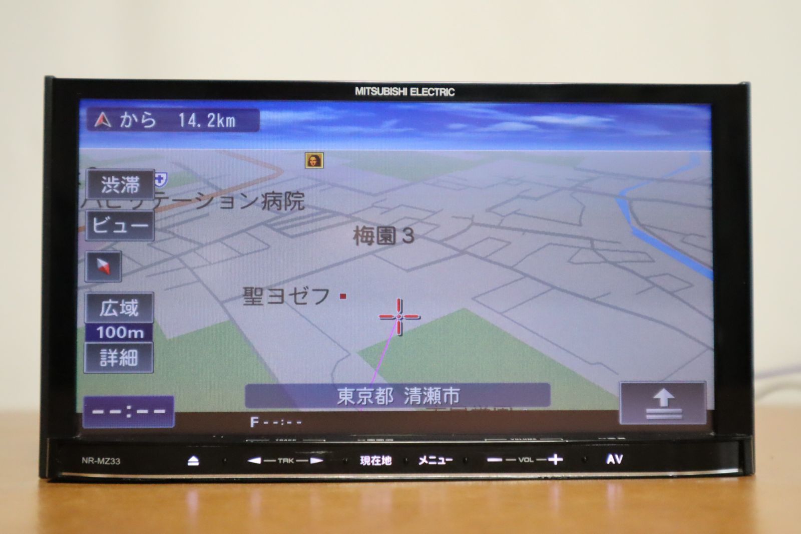 三菱 カーナビ NRーMZ33 メモリーナビ ワンセグ / ETC付き(配線も付属)