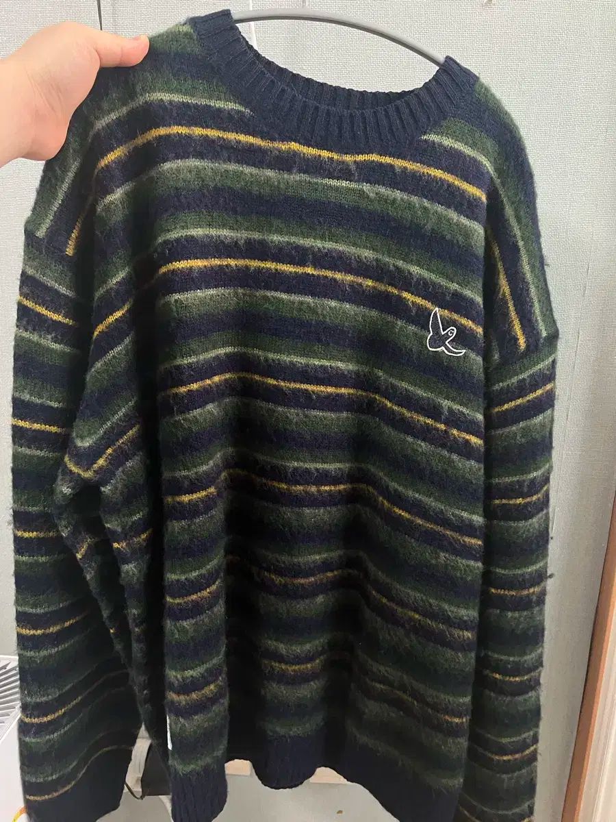 【雷市場（ポンジャン）商品韓国直送】 Mark Gonzales(マークゴンザレス) ネイビー ニット セーター XL