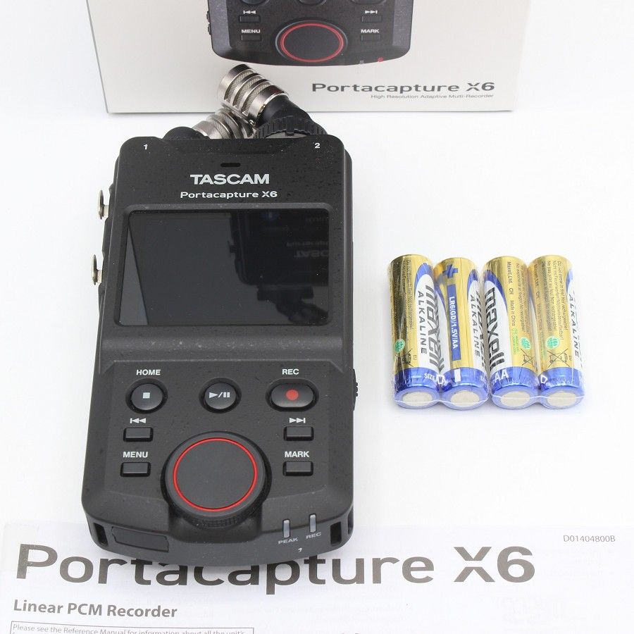 TASCAM Portacapture X6 ポータブルレコーダー 32bitフロート録音対応 タスカム 本体