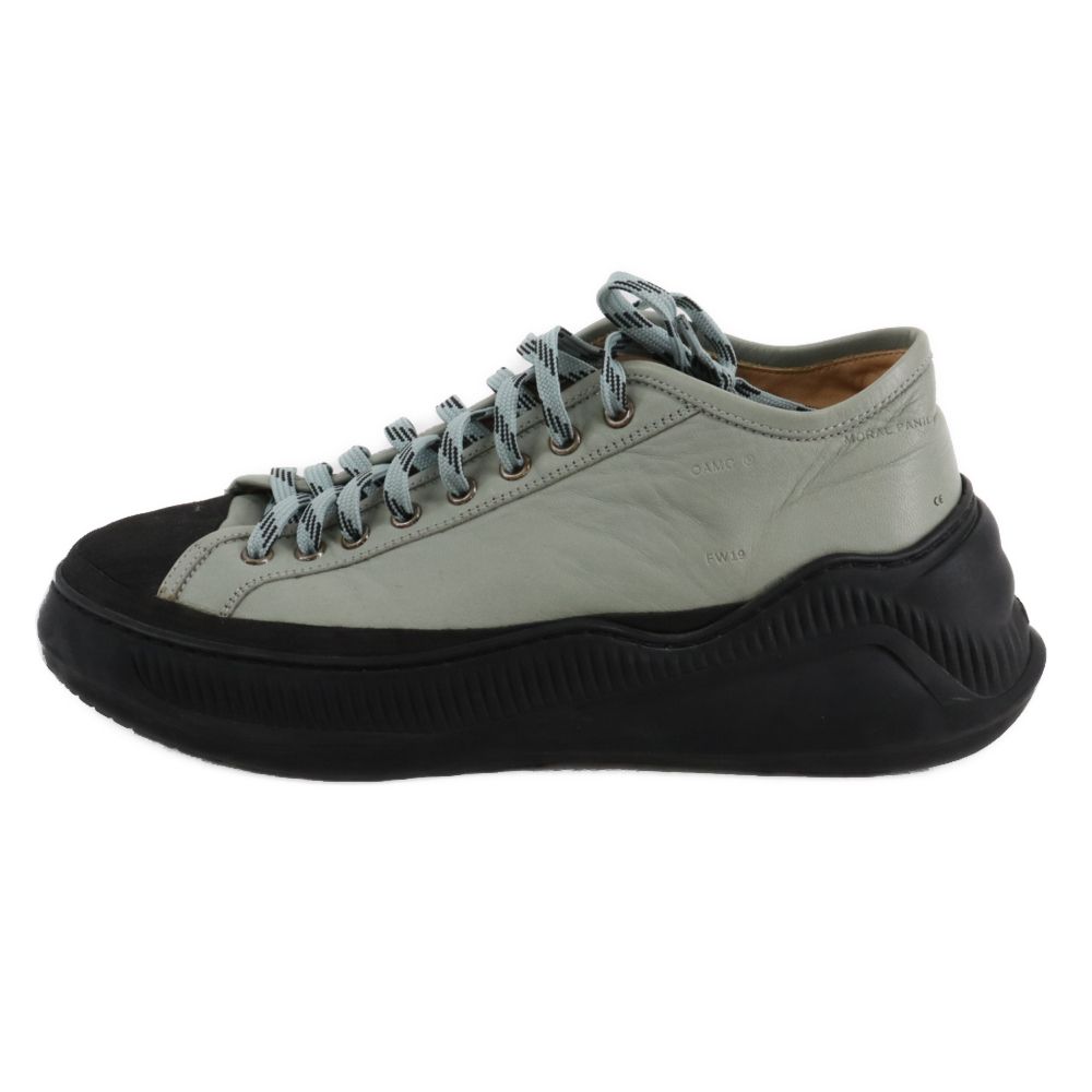 OAMC (オーエーエムシー) FREE SOLO LEATHER SNEAKERS レザーローカットスニーカー グリーン