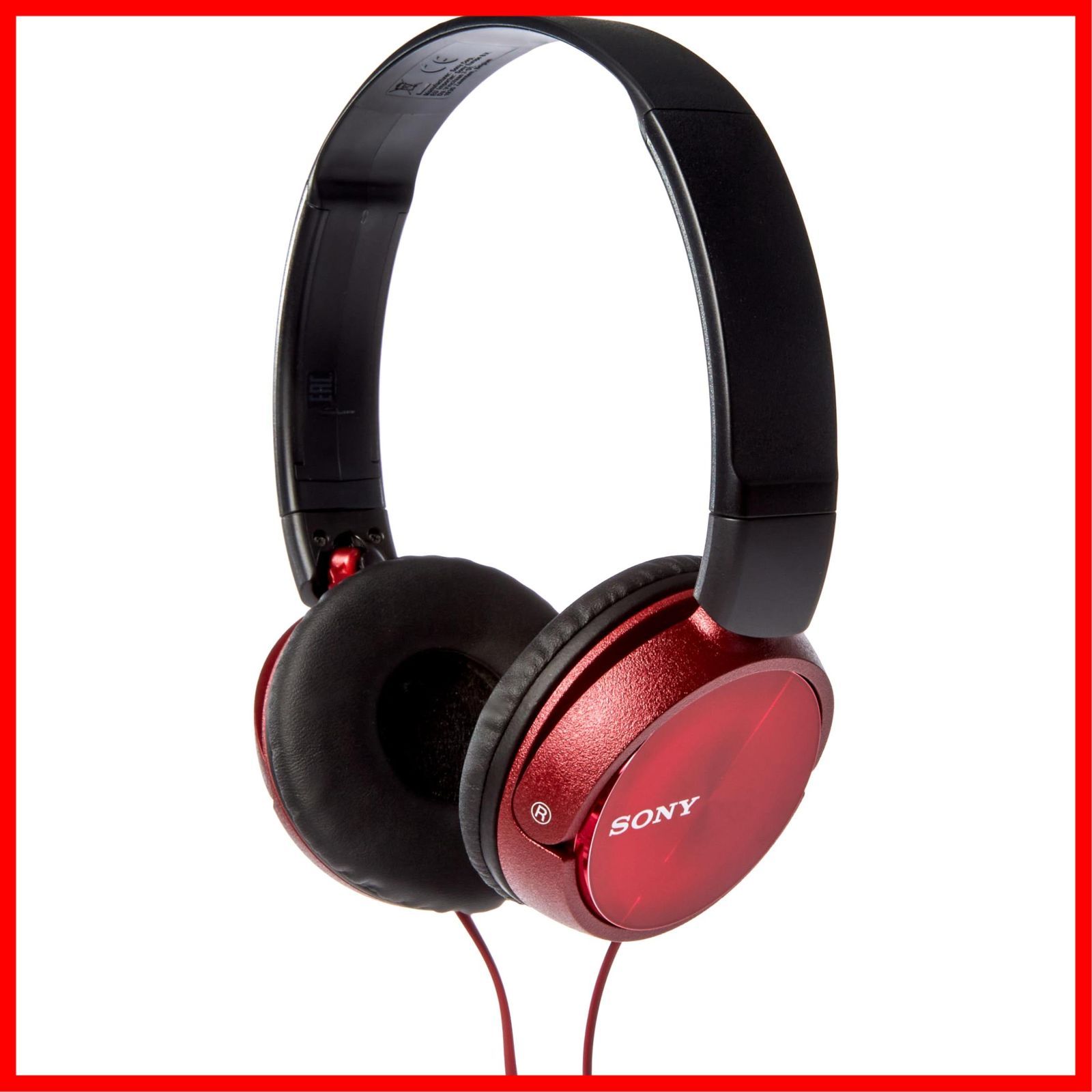 MDR-ZX310 MDR-ZX310 レッド R 折りたたみ式 密閉型 : ヘッドホン ソニー