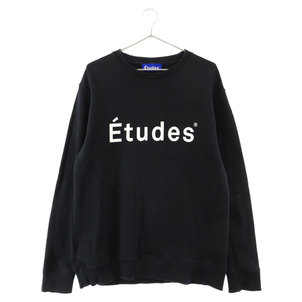 Etudes エチュード クルーネック ロゴ プリントTシャツ L