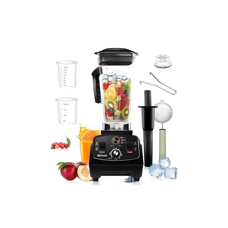 DEPAJA ミキサー スムージーブレンダー 2200W 多機能 2L 大容量 Amazon | DEPAJA ミキサー スムージーブレンダー 多機能 2L 大