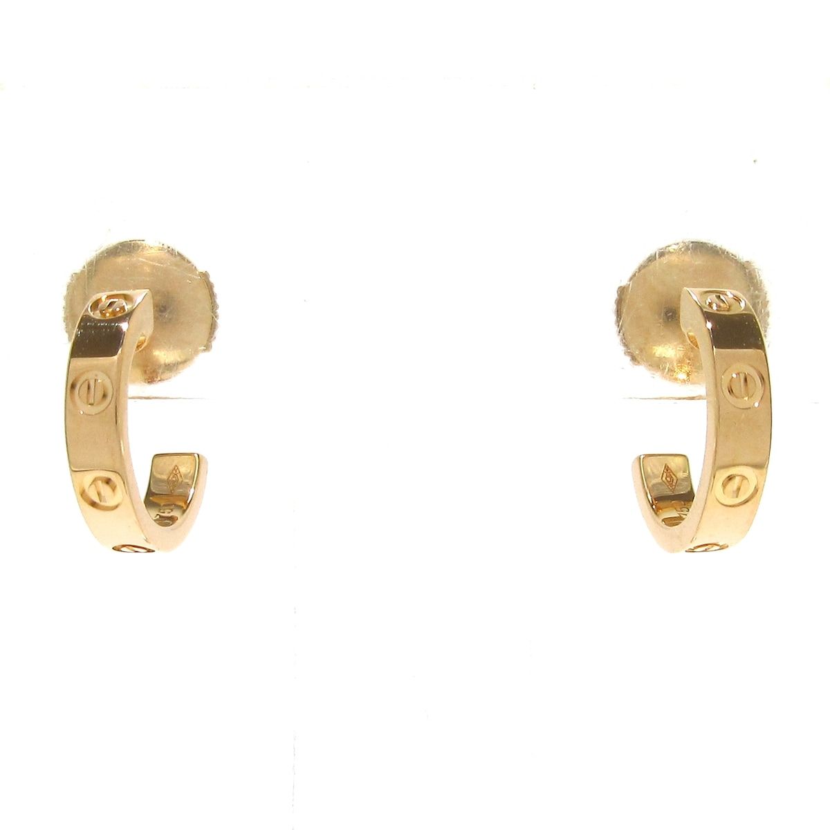 Cartier カルティエ ピアス ミニラブピアス K18PG