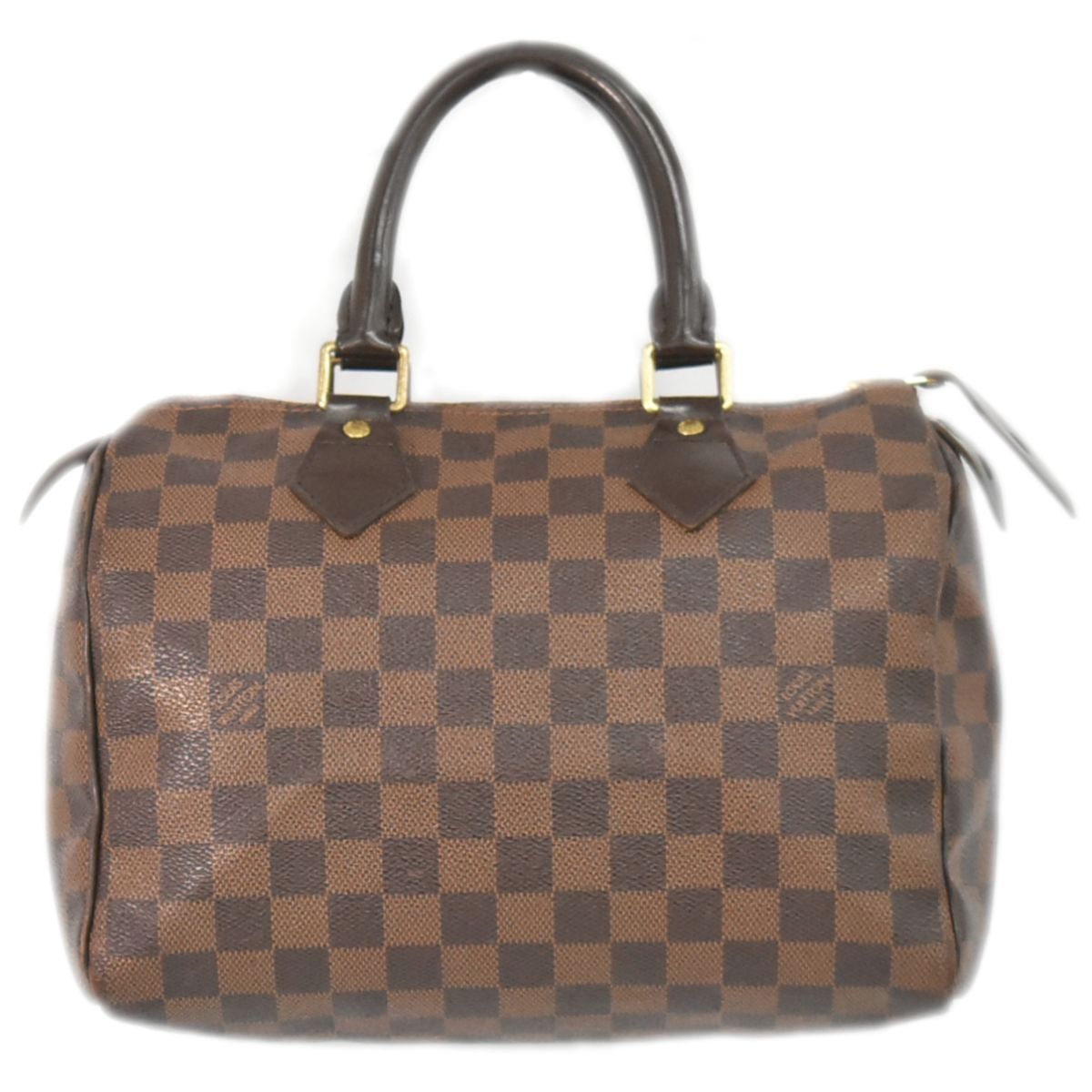 本物 ルイヴィトン LOUIS VUITTON LV 旧型 スピーディ 25 ダミエ エベヌ ハンドバッグ ミニボストンバッグ ブラウン N41532  Speedy ビトン バッグ 中古 - メルカリ