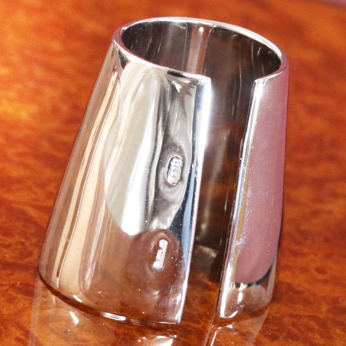 本物 新品同 サンローランパリ 極希少 SV925 銀無垢 スターリング  