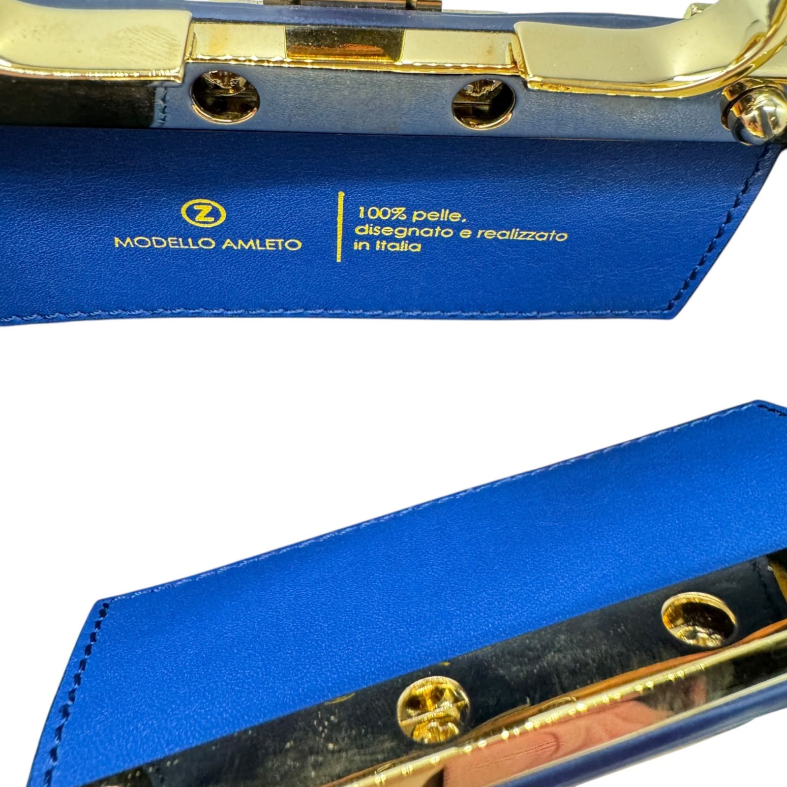 極美品 ZANCHETTI ザンケッティ ハラコ レザー 2way ミニ 極美品 ZANCHETTI ザンケッティ ハラコ レザー 2way ミニ
