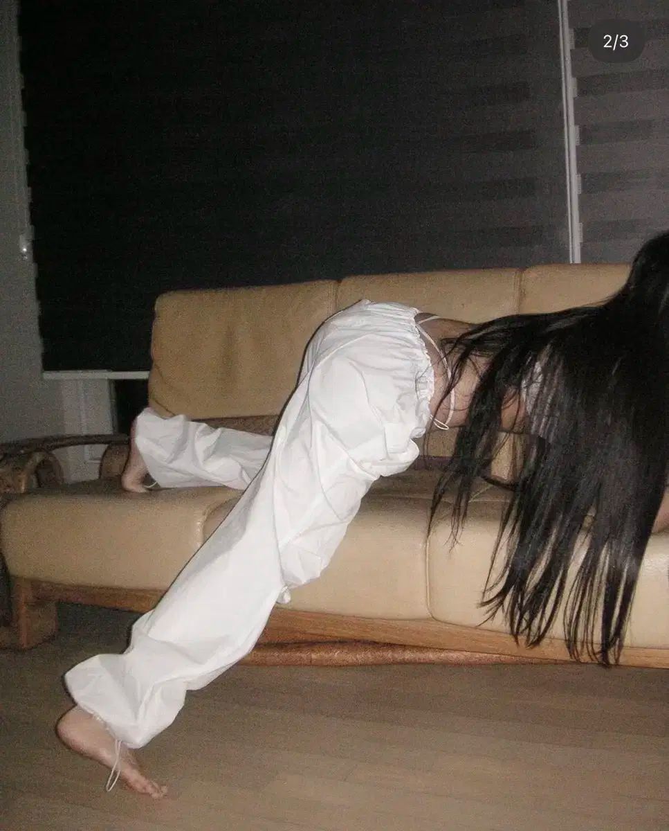 オブザホールハウス 女の子女の子 ワイドパンツ パラシュートパンツ 白 DECORATOM_COM_BR