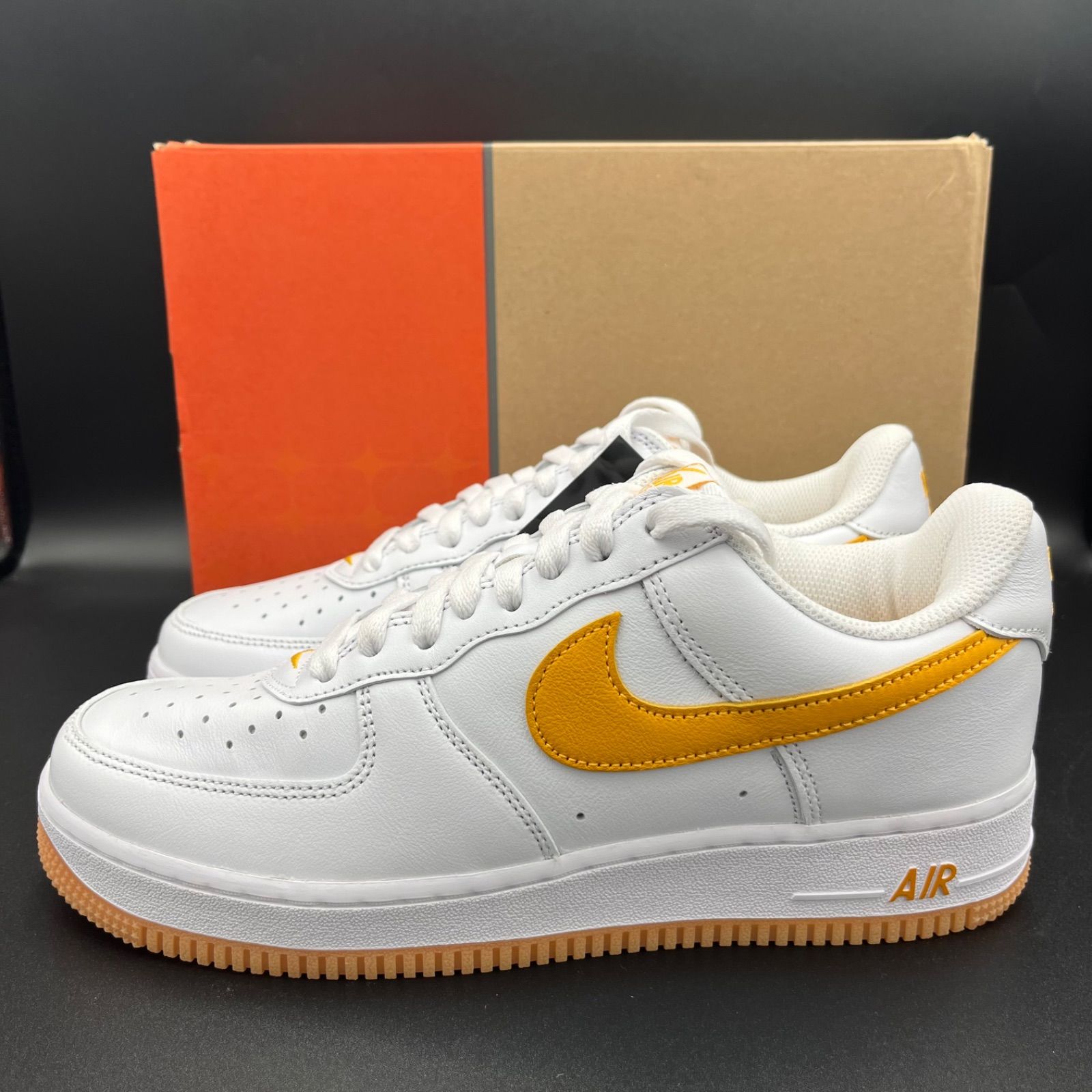 NIKE AIR ナイキ エアフォース 1 ユニバーシティゴールド 26.5 NIKE AIR ナイキ エアフォース 1 ユニバーシティゴールド 26.5 6/2発売