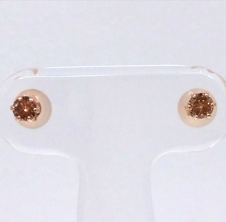 K10 クリアストーン ピアス 約0.5g